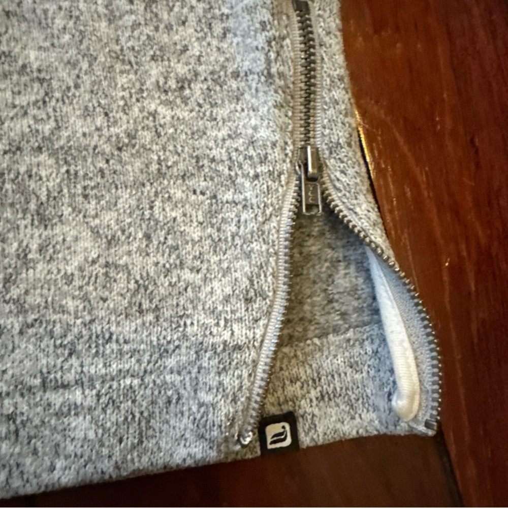 Fabletics Women’s Pullover Half Zip Cropped Grey … - image 4